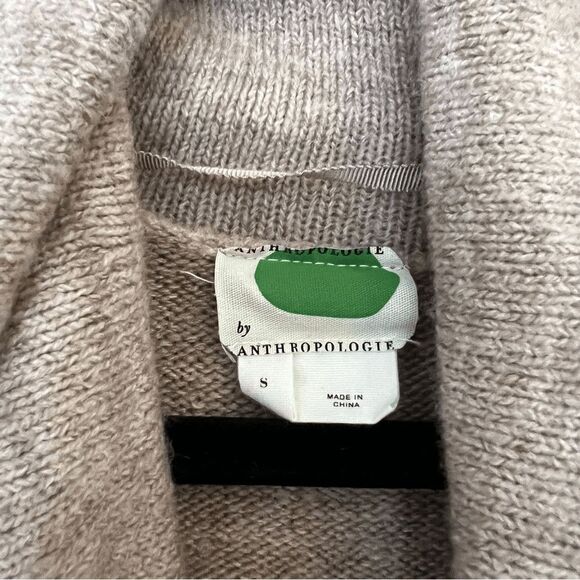 Anthropologie Sonoran Wool Cashmere Blend Cowl Neck Sweater Dress Size Small - Picture 5 of 9